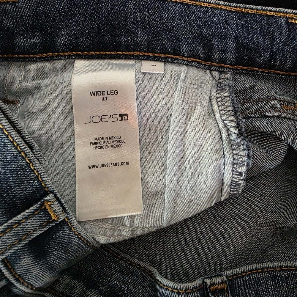 Joe's Jeans Bailey Pieced High Waisted Women's Flared Blue Jeans Size 28 - Picture 10 of 11